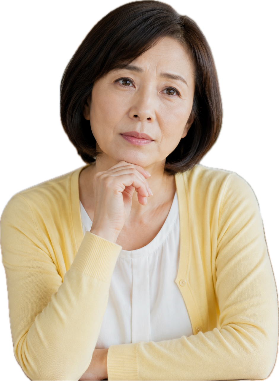 相続が不安な50代女性
