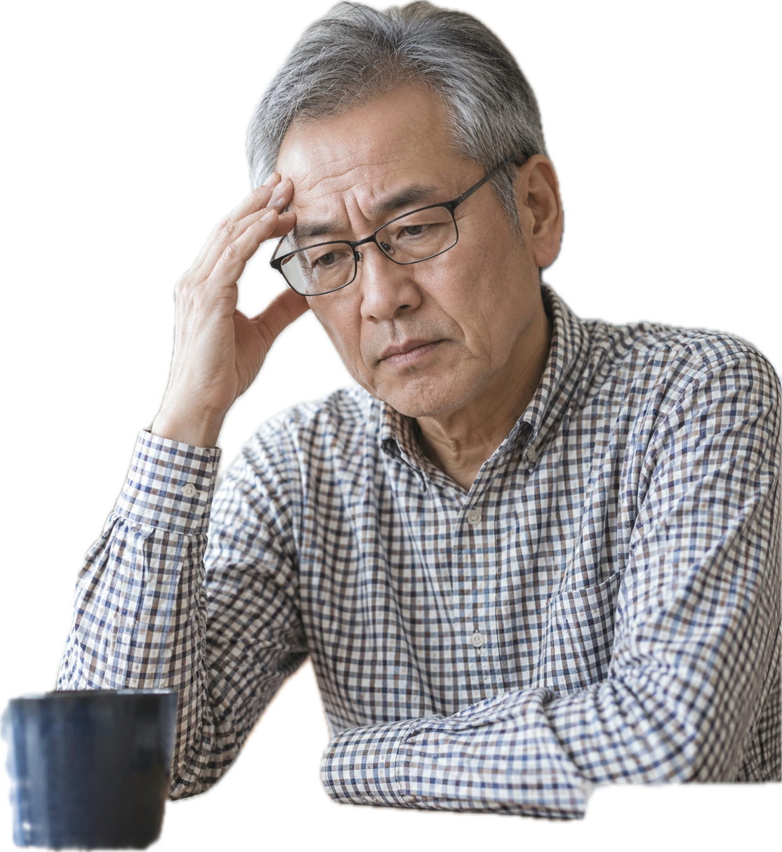 老後資金が不安な60代男性